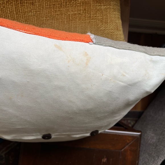 West Elm Margo Selby color block pillow cover 18x18 with feather pillow insert - Picture 4 of 5